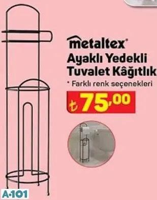 METALTEX AYAKLI YEDEKLİ TUVALET KAĞITLIK